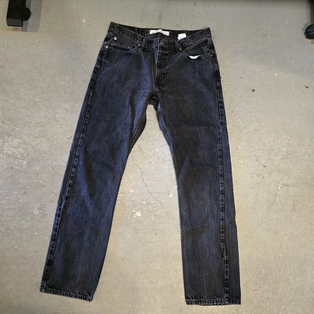 Tommy Hilfiger Brand Denim Jeans Mens 34x34 Black Classic Straight 2010